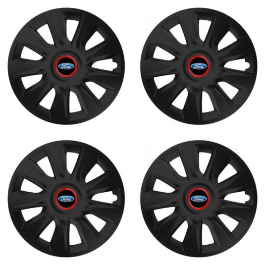 Puklice pre Ford 16 STRATOS RR black