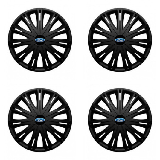 Puklice pre Ford 17 SPARK BLACK