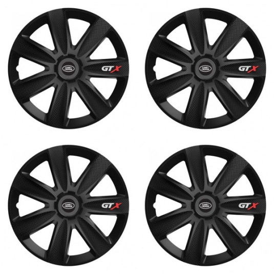 Puklice pre Land Rover 14 GTX CARBON black