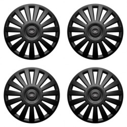 Puklice pre Land Rover 15 Luxury black