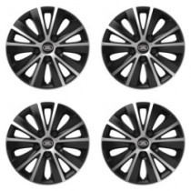 Puklice pre Land Rover 15 RAPIDE silver and black