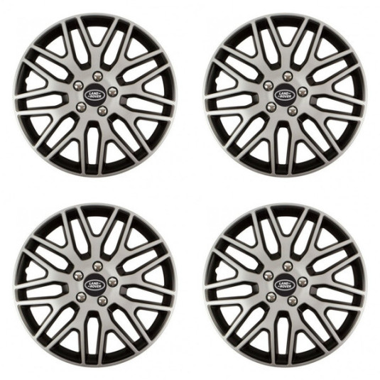 Puklice pre Land Rover 16 Dakar NC silver and black