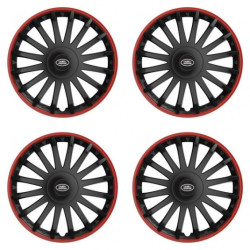 Puklice pre Land Rover 16 CRYSTAL RO black