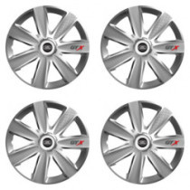 Puklice pre Land Rover 16 GTX CARBON silver