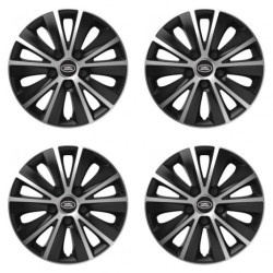 Puklice pre Land Rover 16 RAPIDE silver and black