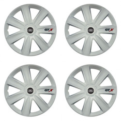 Puklice pre Land Rover 17 GTX carbon white