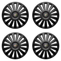Puklice pre Alfa Romeo 14 Luxury black