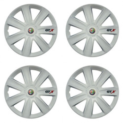 Puklice pre Alfa Romeo 14 GTX carbon white