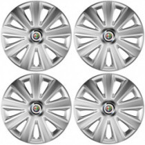 Puklice pre Alfa Romeo 15 Aviator carbon silver