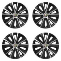 Puklice pre Alfa Romeo 15 RAPIDE silver and black