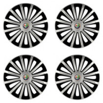 Puklice pre Alfa Romeo 16 TREND silver and black