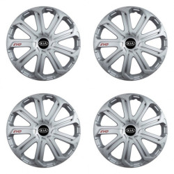 Puklice pre Kia (staršie logo) 14 Evo silver