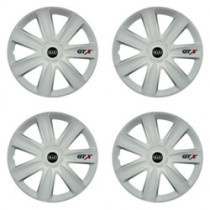 Puklice pre Kia (staršie logo) 15 GTX carbon white