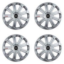 Puklice pre Kia (staršie logo) 16 Evo silver