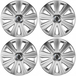 Puklice pre Kia (staršie logo) 16 Aviator carbon RC 16 silver