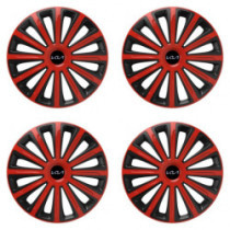 Puklice pre Kia (nové logo) 16 TREND red and black