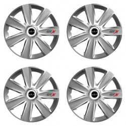 Puklice pre Kia (nové logo) 16 GTX CARBON silver