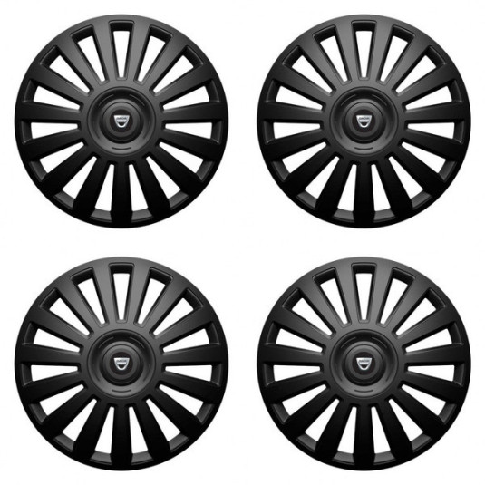 Puklice pre Dacia (staršie logo) 14 Luxury black