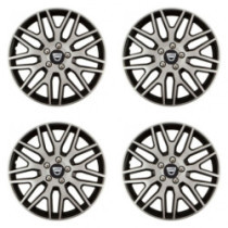 Puklice pre Dacia (staršie logo) 14 Dakar NC silver and black