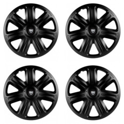 Puklice pre Dacia (staršie logo) 15 COMFORT BLACK