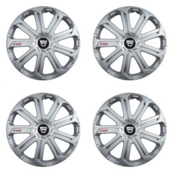 Puklice pre Dacia (staršie logo) 16 Evo silver