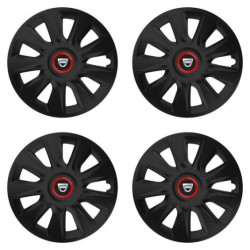 Puklice pre Dacia (staršie logo) 16 STRATOS RR black