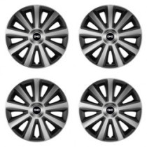 Puklice pre Dacia (nové logo) 14 Aviator carbon silver&black