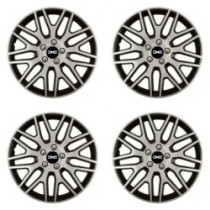 Puklice pre Dacia (nové logo) 14 Dakar NC silver and black