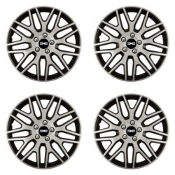 Puklice pre Dacia (nové logo) 14 Dakar NC silver and black