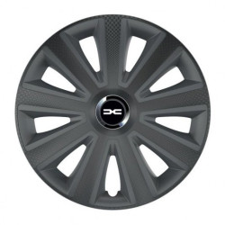 Puklice pre Dacia (nové logo) 15 Aviator carbon grafite