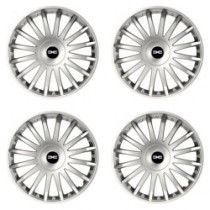 Puklice pre Dacia (nové logo) 15 CRYSTAL silver