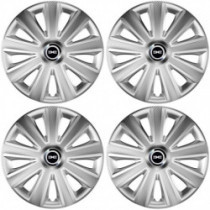 Puklice pre Dacia (nové logo) 16 Aviator carbon RC 16 silver