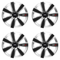 Puklice pre Dacia (nové logo) 16 GTX CARBON silver/black