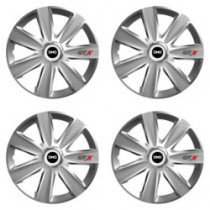 Puklice pre Dacia (nové logo) 16 GTX CARBON silver