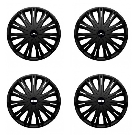 Puklice pre Dacia (nové logo) 17 SPARK BLACK