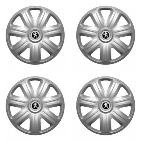 Puklice pre Peugeot (staršie logo) 14 COMFORT