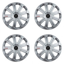 Puklice pre Peugeot (nové logo) 15 Evo silver