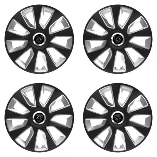 Puklice pre Peugeot (nové logo) 15 STRATOS BS