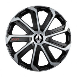 Puklice pre Renault (staršie logo) 14 Evo black&silver