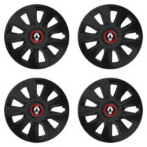 Puklice pre Renault (staršie logo) 14 STRATOS RR black