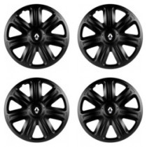 Puklice pre Renault (staršie logo) 14 COMFORT BLACK