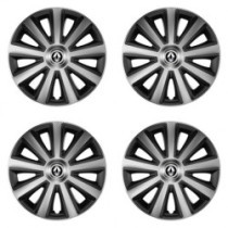 Puklice pre Renault (staršie logo) 15 Aviator carbon silver&black
