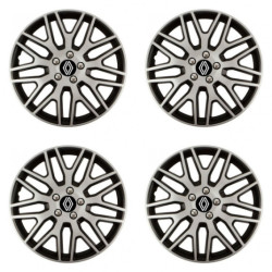 Puklice pre Renault (nové logo) 14 Dakar NC silver and black