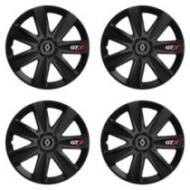 Puklice pre Renault (nové logo) 16 GTX CARBON black
