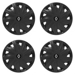 Puklice pre Renault (nové logo) pre dodávky 16 Craft black