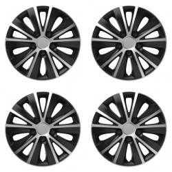 Puklice 16 RAPIDE silver and black