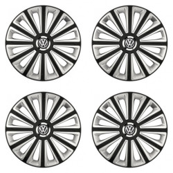 Puklice pre VW (čierne) 14 TREND RC double colour