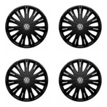 Puklice pre VW (čierne) 14 SPARK BLACK1