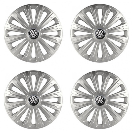 Puklice pre VW (čierne) 15 TREND RC