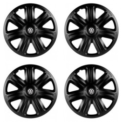 Puklice pre VW (čierne) 15 COMFORT BLACK